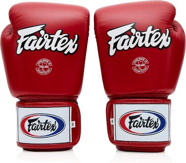 Fairtex BGV1 боксерські рукавички для муай-тай, MMA, червоні, 12 унцій, для чоловіків, жінок і дітей, легкі, ударопоглинаючі, для тренувань і спарингів