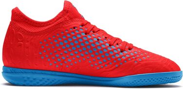 Дитячі футбольні кросівки PUMA Future 19.4 Jr для залу, 38.5 EU, червоний/синій