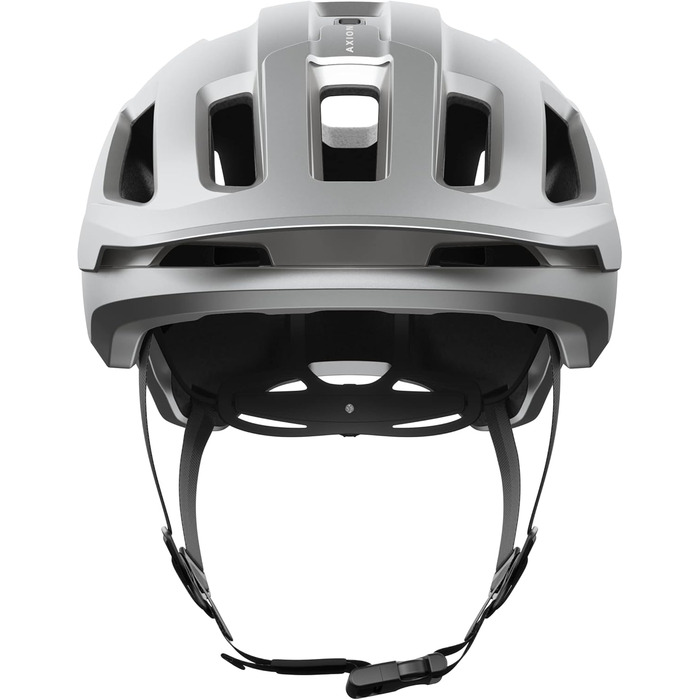 Велосипедний шолом POC Axion Race MIPS для трейлу, захист MIPS Integra, розмір XS (48-52 см), чорний/сріблястий матовий