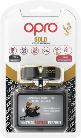 OPRO Gold – Захисна капа для дорослих і дітей, преміум-комфорт, для боксу, MMA, хокею, єдиноборств та інших контактних видів спорту