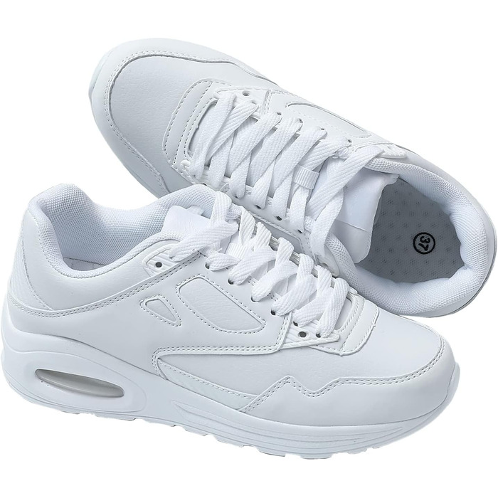 Жіночі кросівки JOMIX: спортивні, для бігу, з повітряною подушкою, антиковзкі, дихаючі, для фітнесу, залу, вулиці, Outdoor, 37 EU, білі