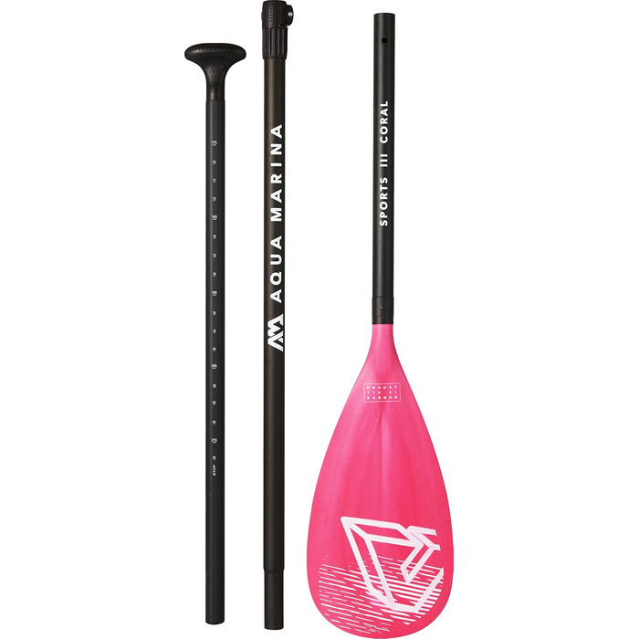 Весло Aqua Marina Sports III для SUP-борду, регульоване, багатокольорове