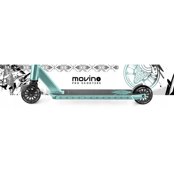 Трюковий самокат Movino Glide, синій, 100 мм, 3,60 кг
