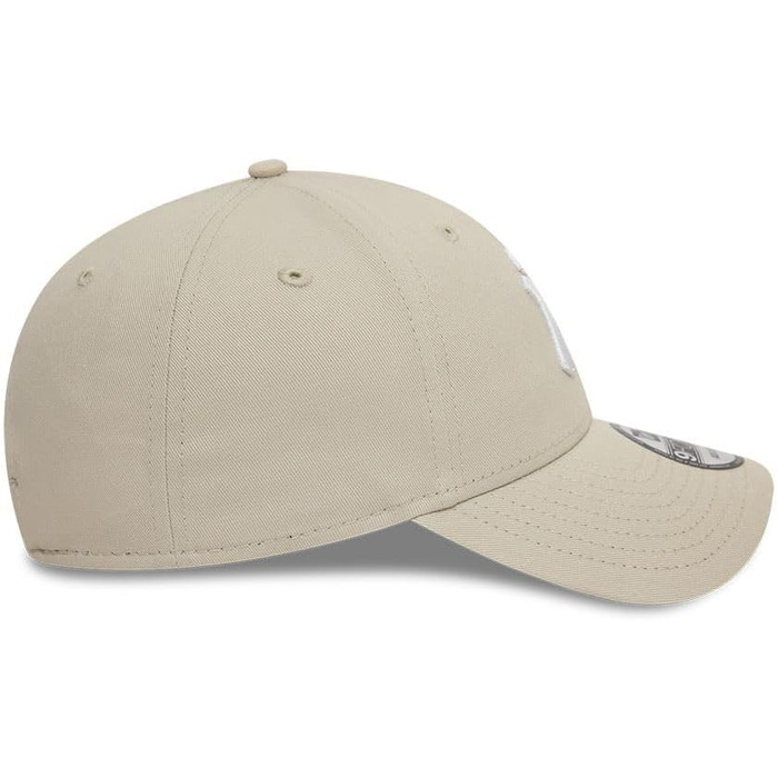 Кепка New Era New York Yankees MLB League Essential 9Forty, бежево-біла, універсальний розмір