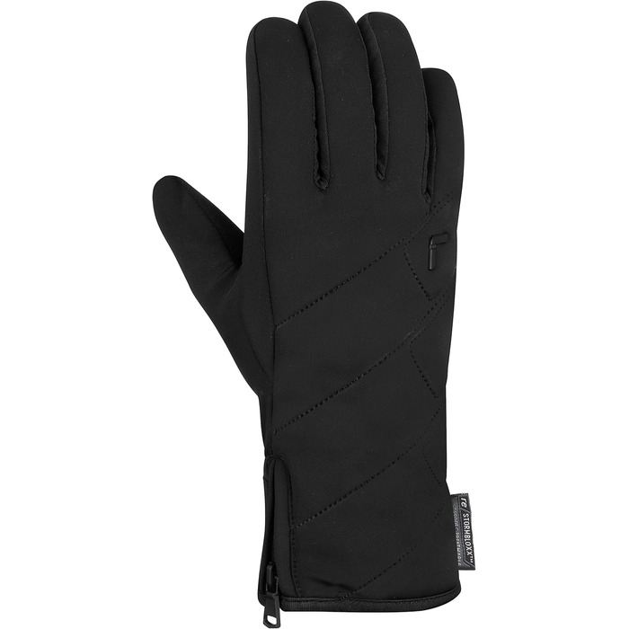 Жіночі рукавички Reusch Loredana Stormbloxx Touch-tec, теплі, водонепроникні, дихаючі, чорні, розмір 7