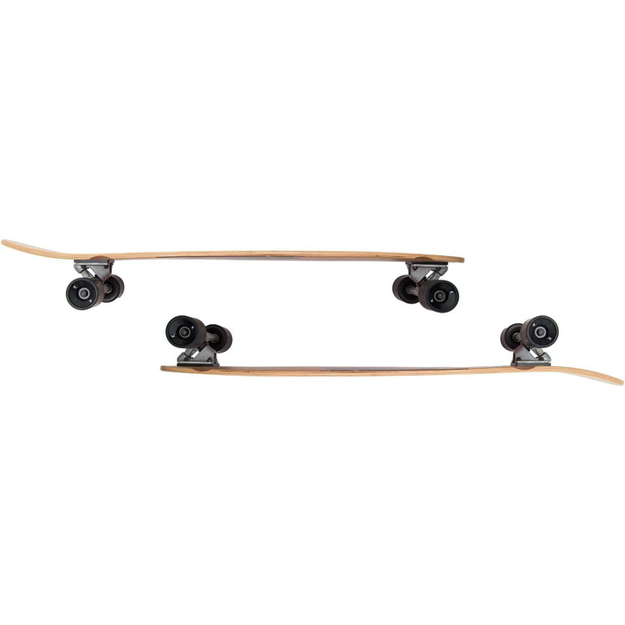 Лонгборд Apollo Hawaiian Wulff Bamboo з підшипниками ABEC, Drop Through, для фрірайду та круїзингу