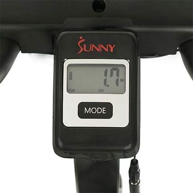 Велотренажер Sunny Health & Fitness Pro II з тримачем для пристроїв та розширеним дисплеєм, SF-B1995, для дому