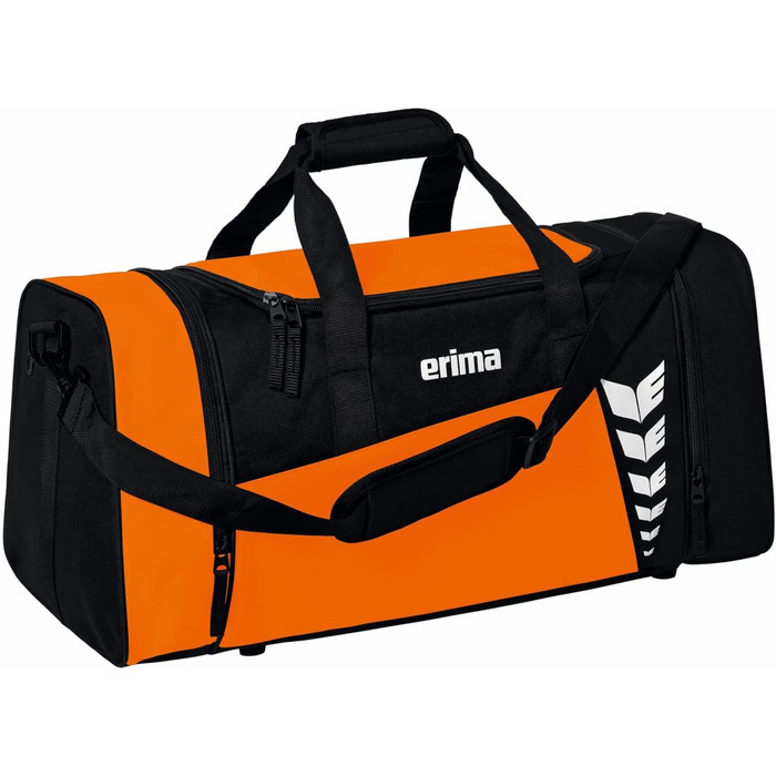 Спортивна сумка Erima Six Wings, велика, помаранчева/чорна, унісекс