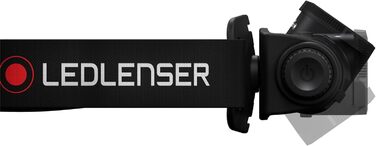 Ліхтар налобний Ledlenser H5 Core LED, 350 люмен, водонепроникний IP67, регульований, поворотний, з плавним регулюванням яскравості, 2xAA батарейки, дальність освітлення 160м, з батарейками