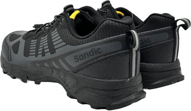 Чоловічі та жіночі трекінгові черевики для хайкінгу та бігу (43 EU, чорний, темно-сірий)