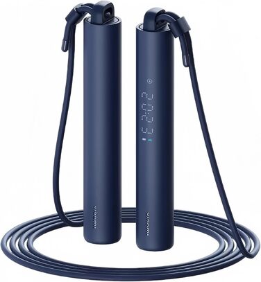 Розумна скакалка Xiaomi Smart Jump Rope з точним відстеженням, Bluetooth 5.0, USB-C, бездротове та дротове підключення, компактна