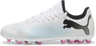 Дитячі футбольні кросівки PUMA Unisex, 28 EU, білий/чорний/рожевий