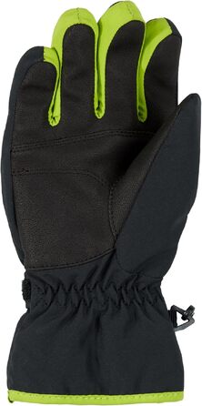 Дитячі гірськолижні рукавички Ziener LAGO GTX Junior — водонепроникні та дихаючі, lime green, розмір 3