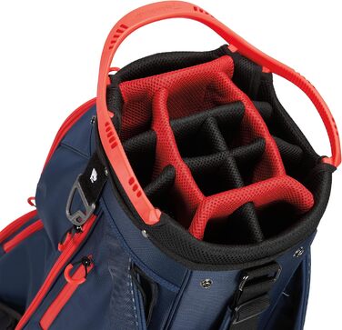 Сумка для гольфу TaylorMade Pro Stand & Cart Bag Navy/Red, для використання з гольф-карт