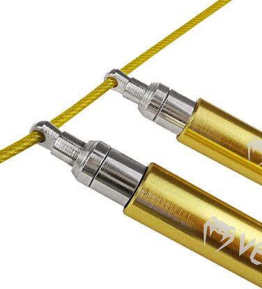 Скакалка Venum Thunder Evo Gold для фітнесу та боксу