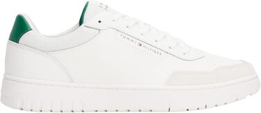Чоловічі шкіряні кросівки Tommy Hilfiger Court Sneaker Basket Core Elegant, білий/екрю, розмір 46 EU