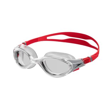 Окуляри для плавання Speedo Biofuse 2.0 Unisex (Червоний/Сріблястий/Прозорий) - для дорослих