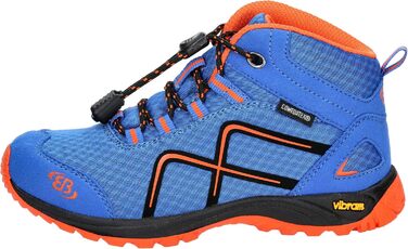 Черевики для трекінгу та піших прогулянок Brütting для дівчаток (27 EU, блакитний/оранжевий)