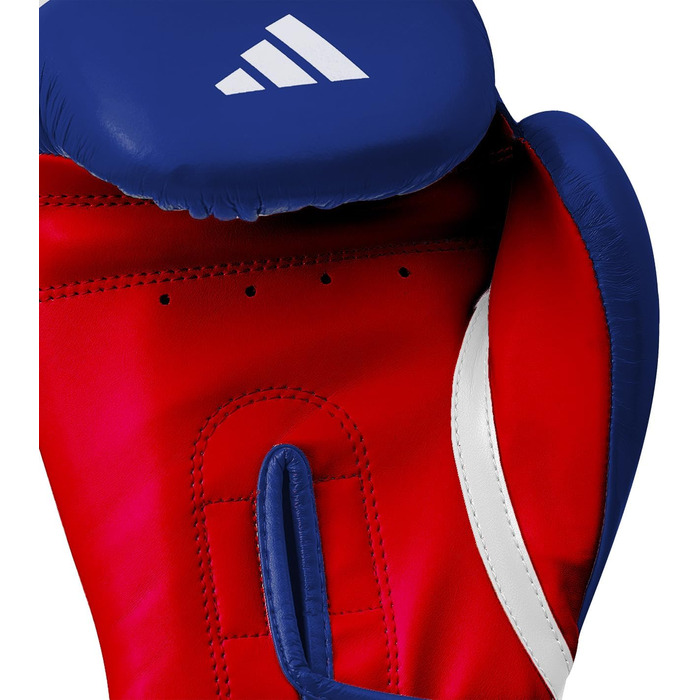 Боксерські рукавички Adidas Speed Tilt 250 - з технологією TILT, чорно-білі (10 oz, синьо-червоні)