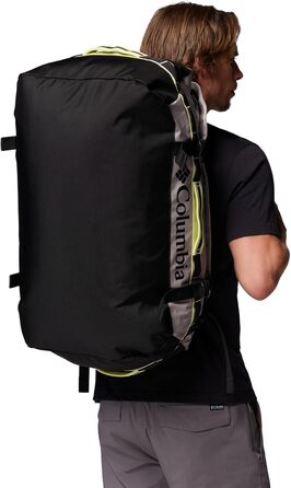 Унісекс спортивна сумка-даффл Columbia Landroamer 60L, Flint Grey/Black/Citron Haze