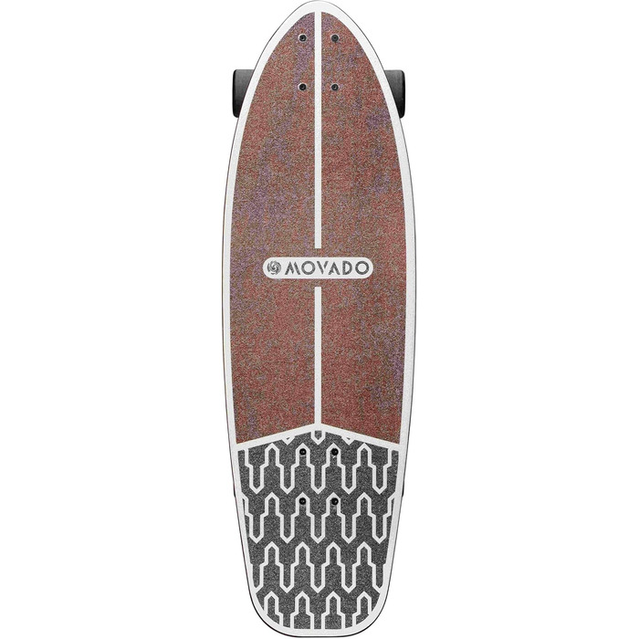 Лонгборд STAR SCOOTER Surf Skateboard Vintage Retro Cruiser, ABEC-11, повний комплект, універсальний, Tropical