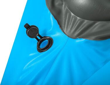 Надувний одномісний каяк Hydro-Force Cove Champion з веслом, помпою та сумкою для перенесення, синій