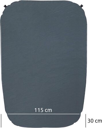 your GEAR ISO Duo Max - самонадувний килимок для двох осіб 198x130x7 см для кемпінгу, відпочинку на природі, гостьового ліжка. Водовідштовхувальний матрац.