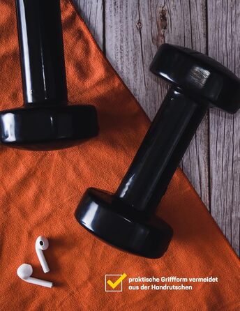 SPORTINATOR Гантелі 2 шт. по 2 кг, шестигранні, чорні, для дому та спортзалу, унісекс, силові тренування