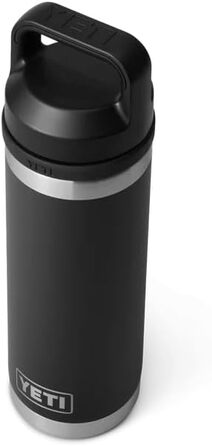 Термобутилка YETI Rambler з кришкою Chug, чорна, 532 мл