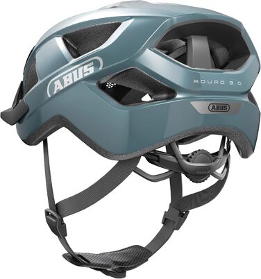 Велосипедний шолом ABUS Aduro 3.0 для міста та спорту, стильний, для дорослих, розмір M (52-58 см), синій glacier blue