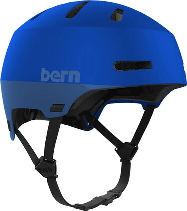 Велошолом Bern Macon 2.0 H2O 2023, матовий блакитний, водостійкий