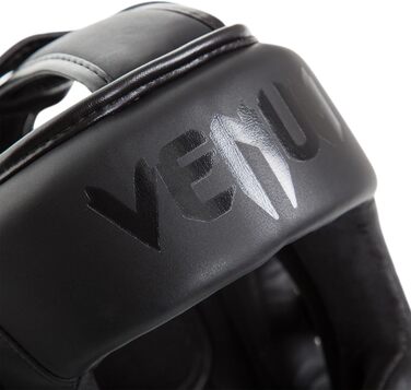 Шолом Venum Helm Elite нео матовий чорний, універсальний розмір, захисний для боксу та MMA