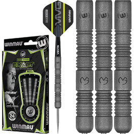 Дротики WINMAU Michael Van Gerwen MvG Exact, вольфрамові, 24 г, з оперенням і стержнями