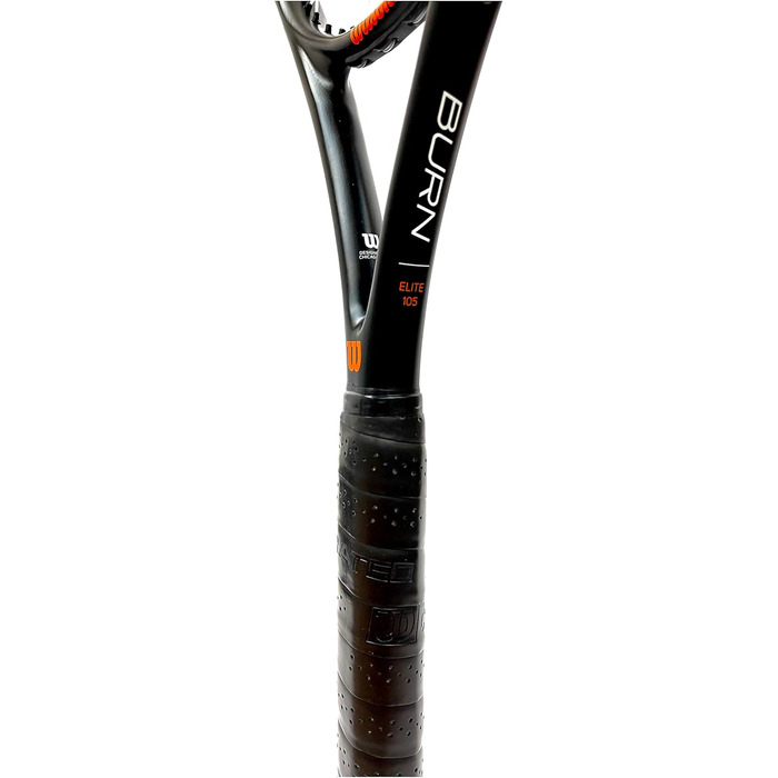 Тенісна ракетка Wilson Burn Elite 105 для дорослих, розмір ручки 3 (4 3/8''), графіт, легка, для гри на корті