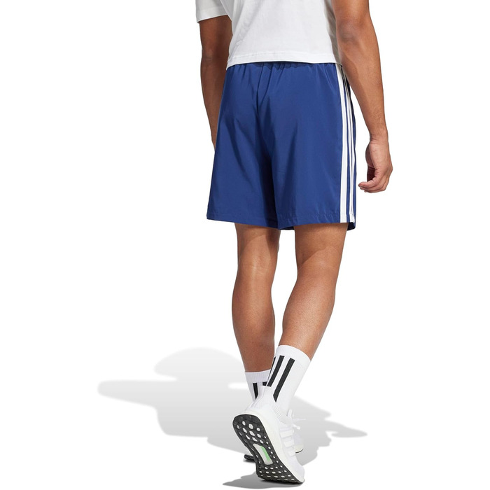 Чоловічі спортивні шорти adidas Performance Essentials Three Stripes, темно-сині/білі, розмір XL