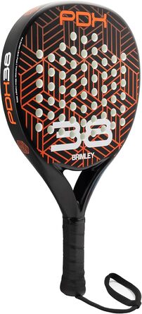 Плечовий захист Brimley Padelschläger Carbon PDX38 для падел-тенісу | 100% карбон, Eva-наповнювач | Для початківців та досвідчених гравців