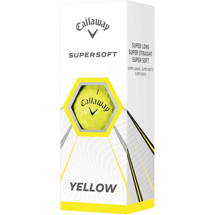 Гольф-м'ячі Callaway Supersoft 2021, преміум якість
