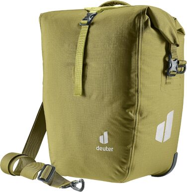 Велосипедна водонепроникна сумка Deuter Weybridge 25+5 л, Cactus, на задній багажник