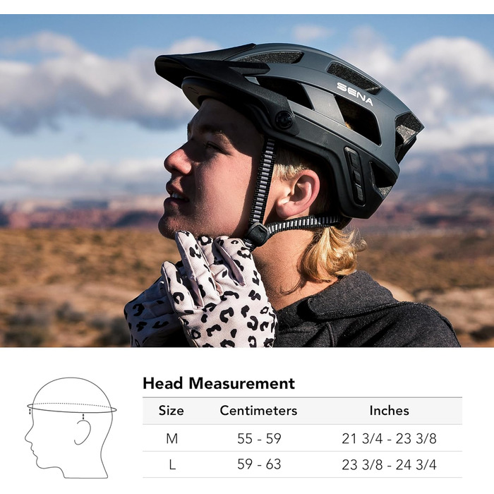 Велосипедний шолом Sena M1/M1 EVO з Bluetooth, інтеркомом, музикою, GPS і дзвінками для MTB