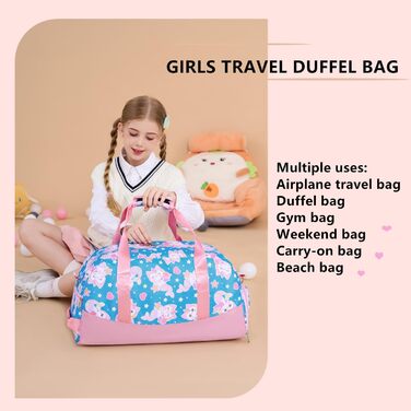 Спортивна сумка Kinder з відділенням для взуття, водонепроникна, для плавання (Русалка)