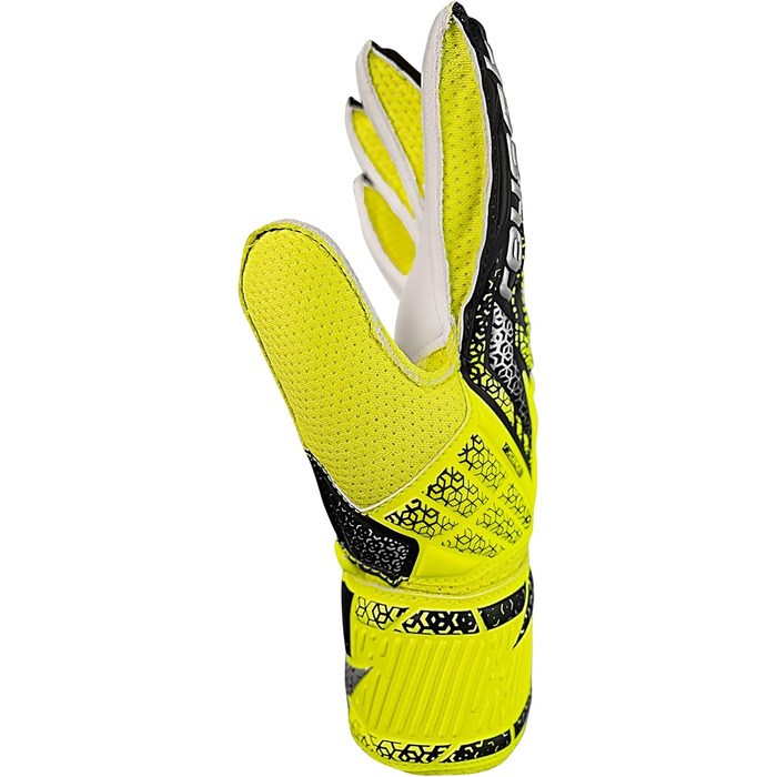 Воротарські рукавички Reusch Attrakt Solid Junior - жовто-срібні, розмір 6.5 - для дітей та підлітків