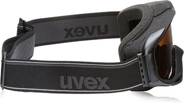 Лижна маска Uvex G.gl 300 Pola, поляризаційна, унісекс, чорна матова, універсальний розмір