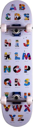 Скейтборд Inpeddo x The Dudes Premium ABC 7.75'' білий