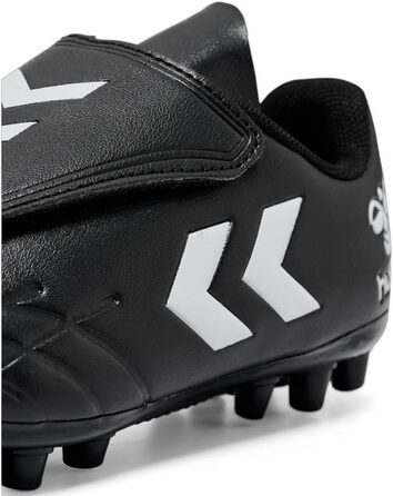 Дитячі футбольні бутси Hummel Hattrick MG JR з кріпленням на липучці, чорні, розмір EU 24