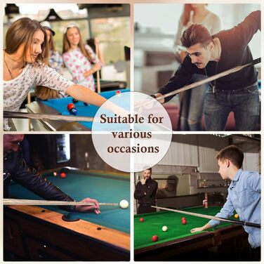 Кістьова кій для більярду Kmise 3/4: професійний більярдний кій з 4 фасками, 18/19 мм, вага 567.0 г, комплект з 2 подовжувачами, для дорослих