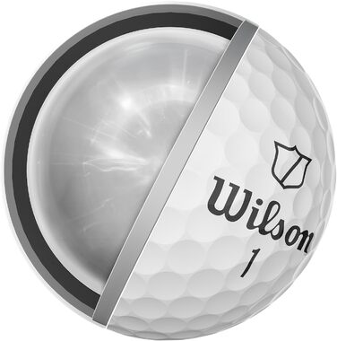 Гольф-м'яч Wilson Staff Model для дорослих, білий