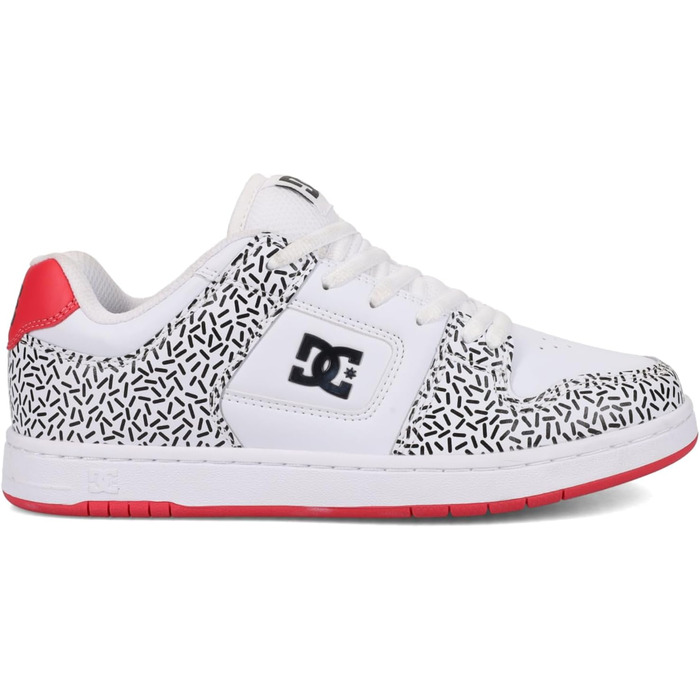 Кросівки DC Shoes Manteca для жінок, білі, чорні, рожеві, 42.5 EU
