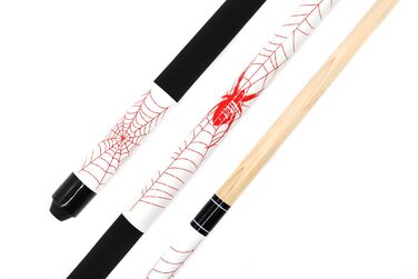 Кіок для більярду Spider 2-TLG, обмотка Veltex, 146 см, 19 Oz, білий