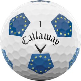 Гольф-м'ячі Callaway Chrome Soft (серія 2022), білі (EU Truvis)