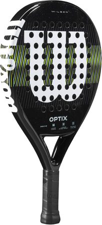Падельна ракетка Wilson Optix V1 для дорослих, унісекс, біло-чорна, розмір 4-1/4